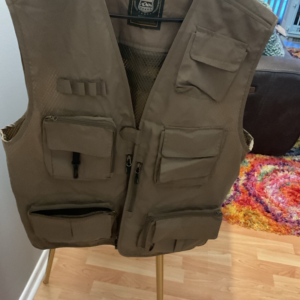 Men's Brown Utility Vest